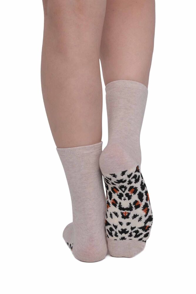 Леопардовые носки/кремовый