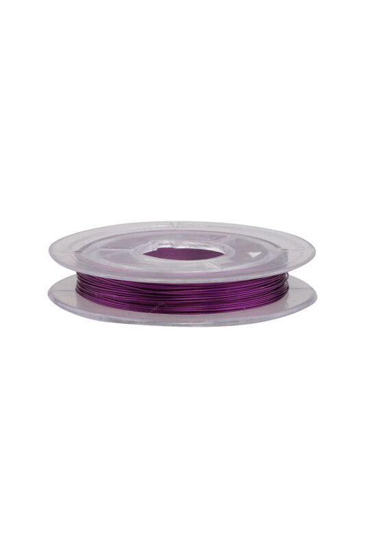 SİMİSSO - Цветная проволока 0.1мм/фиолетовый
