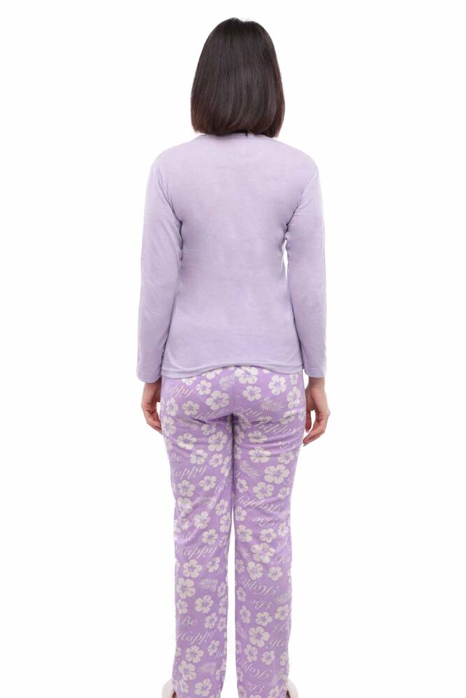 Пижама с принтом 38/фиолетовый