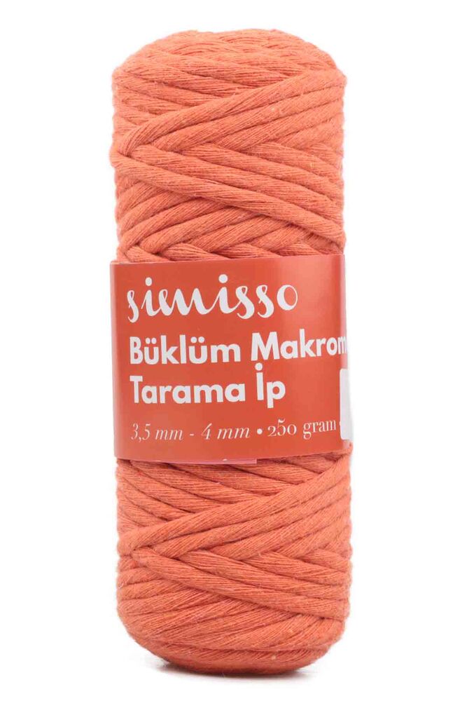 Пряжа-шнур для макраме SIMISSO/702 светло-оранжевый 