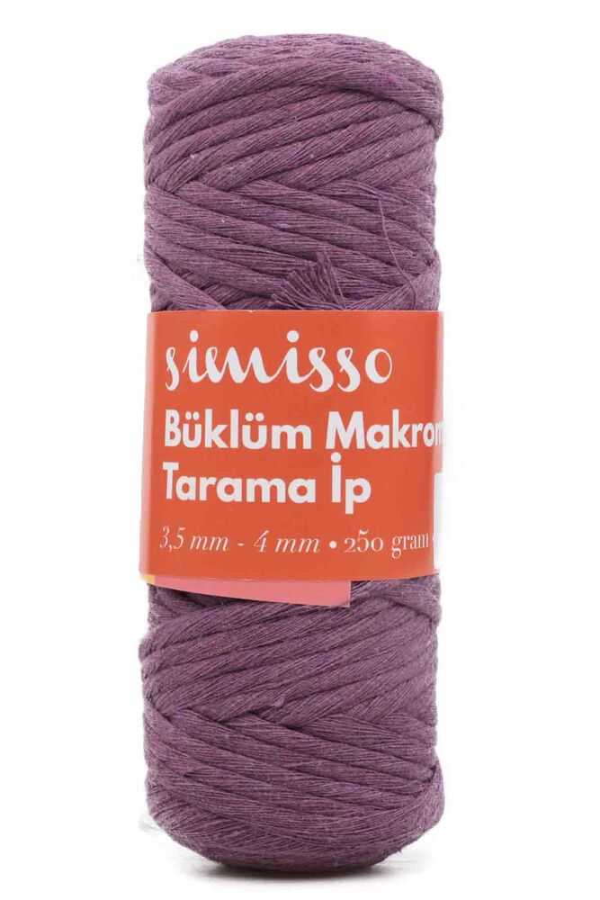 Пряжа-шнур для макраме SIMISSO/504 фиолетовый 