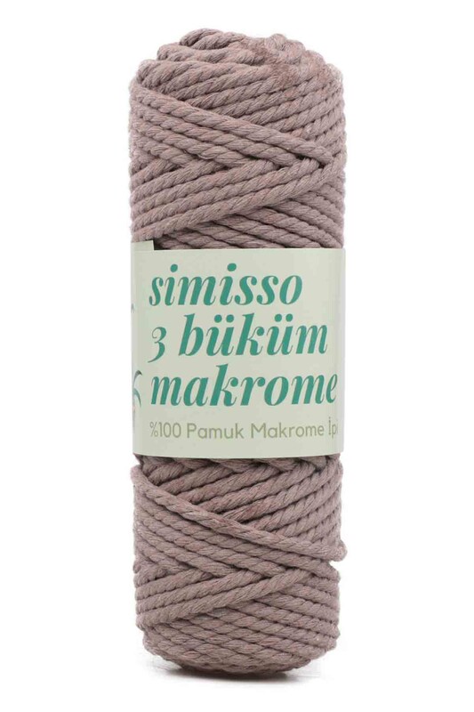 SİMİSSO - Хлопковый шнур для макраме 250гр./303 визон