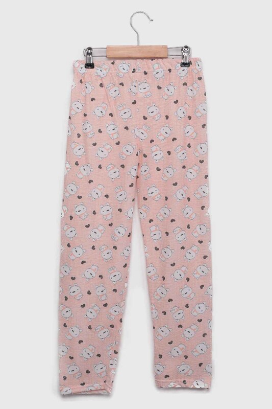 Пижама с принтом 1052/розовый - Thumbnail