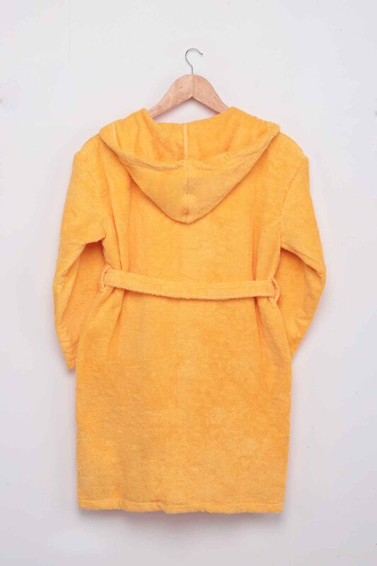 Банный халат/жёлтый - Thumbnail