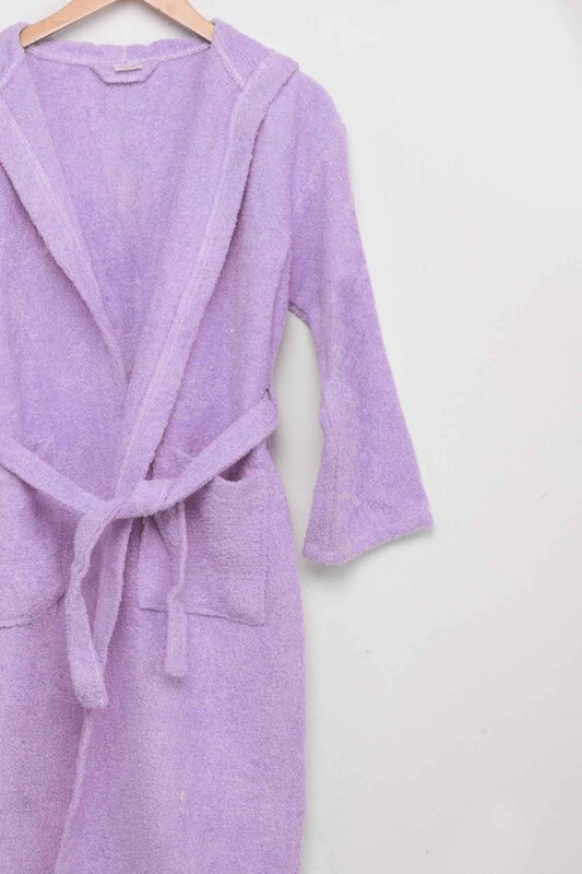 Банный халат/фиолетовый - Thumbnail