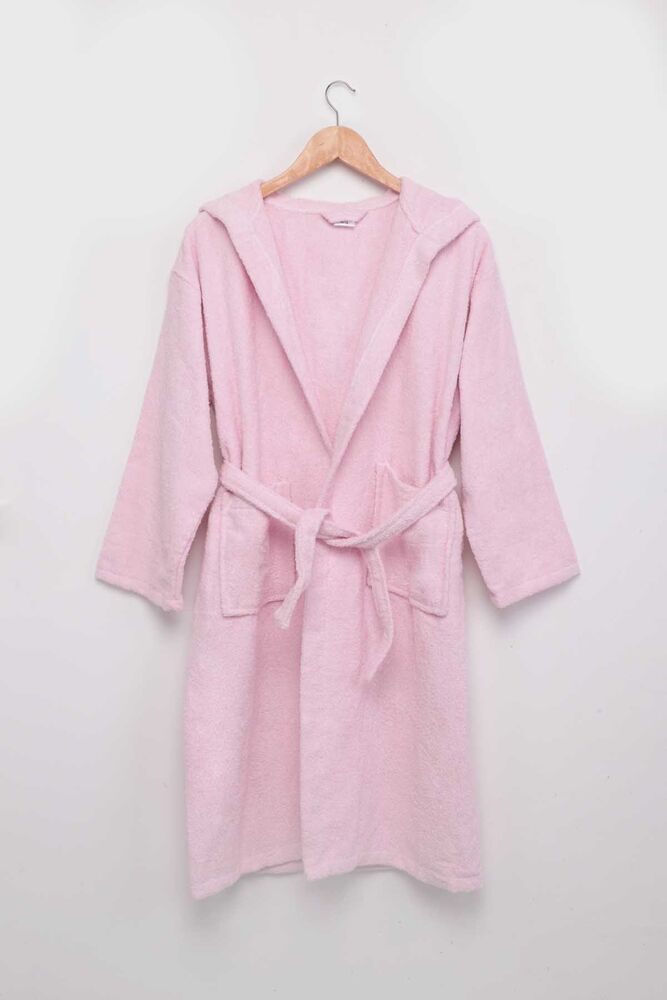 Банный халат/светло-розовый 