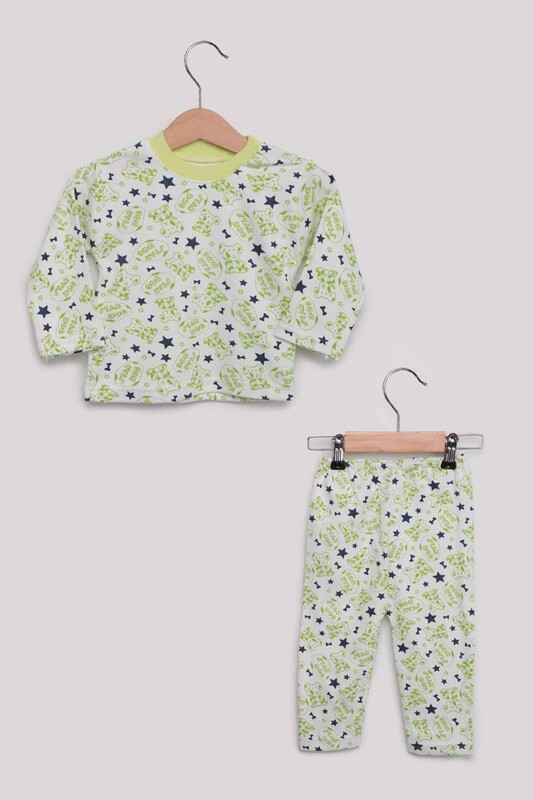 Пижама с принтом |зелёный - Thumbnail
