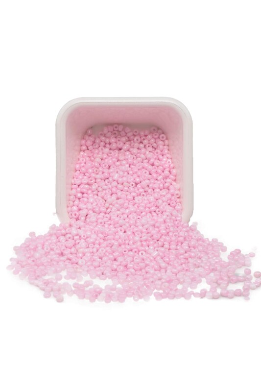 SİMİSSO - Cam Boncuk 2 mm 50 gr Pembe