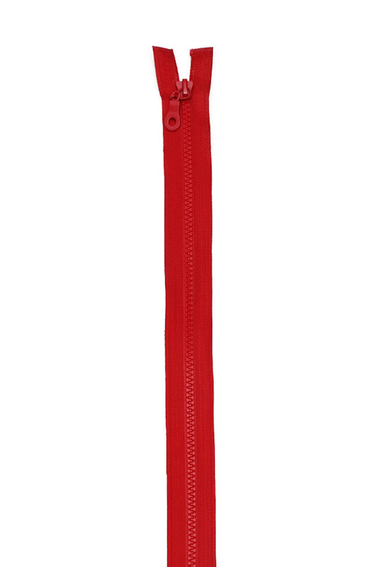 SİMİSSO - Mont Fermuarı 10 Kırmızı 75 cm