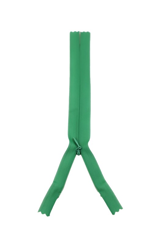 SİMİSSO - Gizli Etek Fermuarı 10 Yeşil 20 cm
