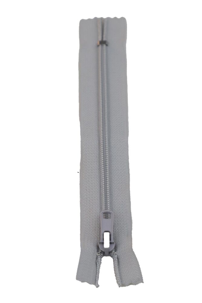 Pantolon Fermuarı Gri 20 cm