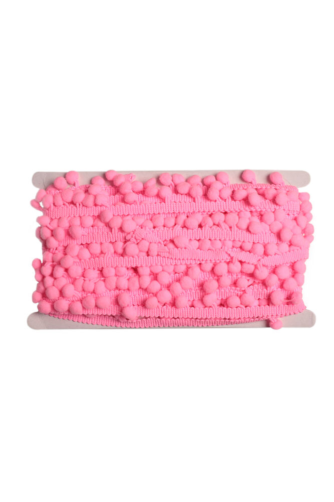 Şerit Ponpon Neon Pembe