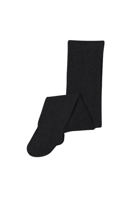 SİMİSSO - Kız Çocuk Külotlu Çorap 999 | Siyah