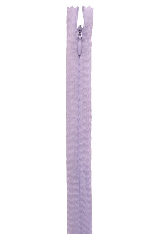 SİMİSSO - Gizli Elbise Fermuarı 17 Lila 50 cm