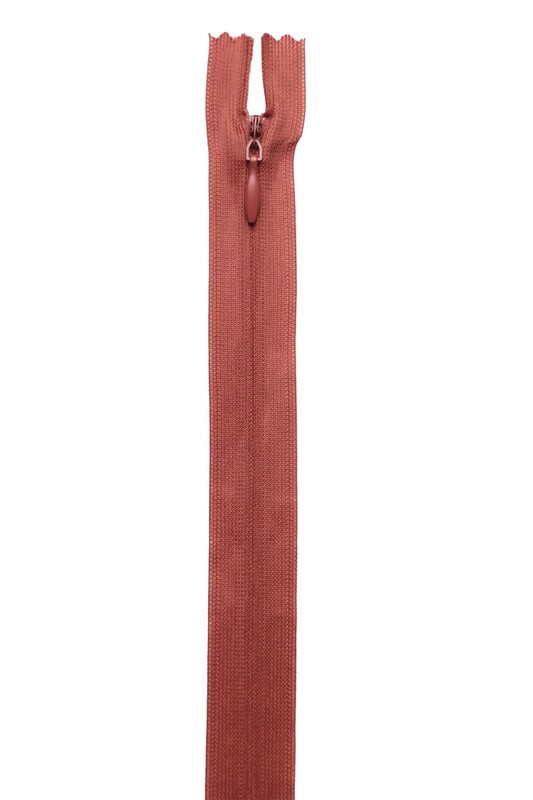 SİMİSSO - Gizli Elbise Fermuarı 19 Kahve 50 cm