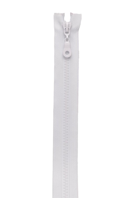SİMİSSO - Mont Fermuarı 14 Beyaz 75 cm