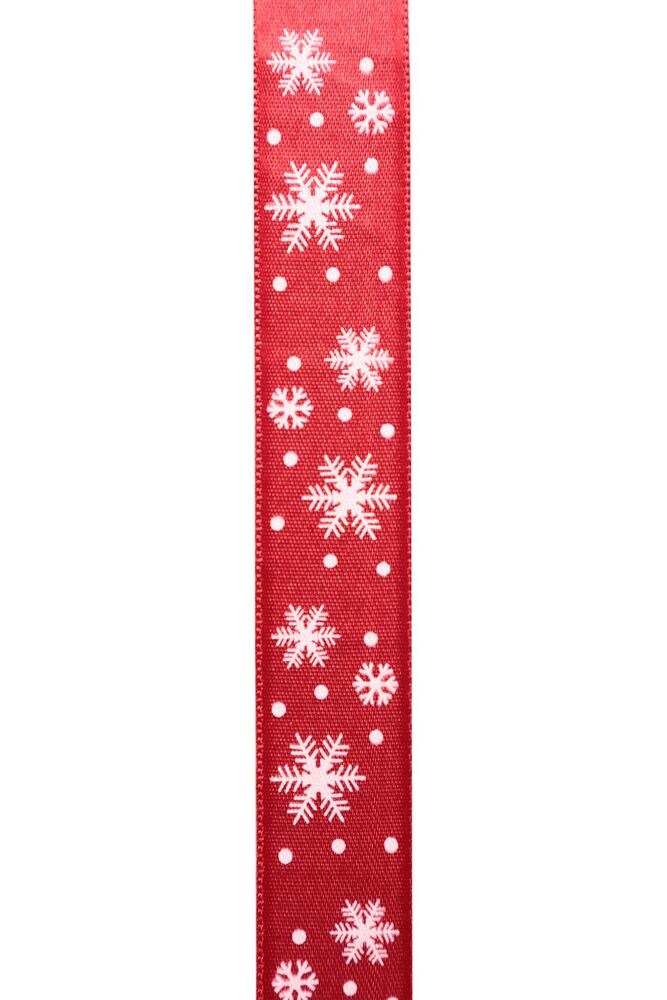 Yılbaşılı Kurdele 2 cm | Kırmızı