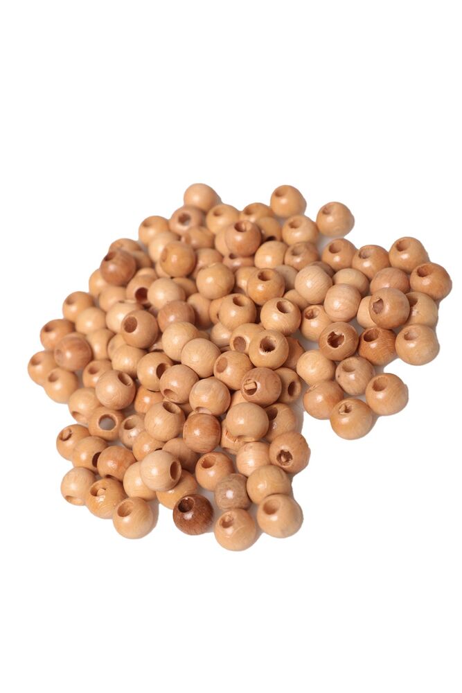 Ahşap Boncuk Vernikli 50 gr. 5916