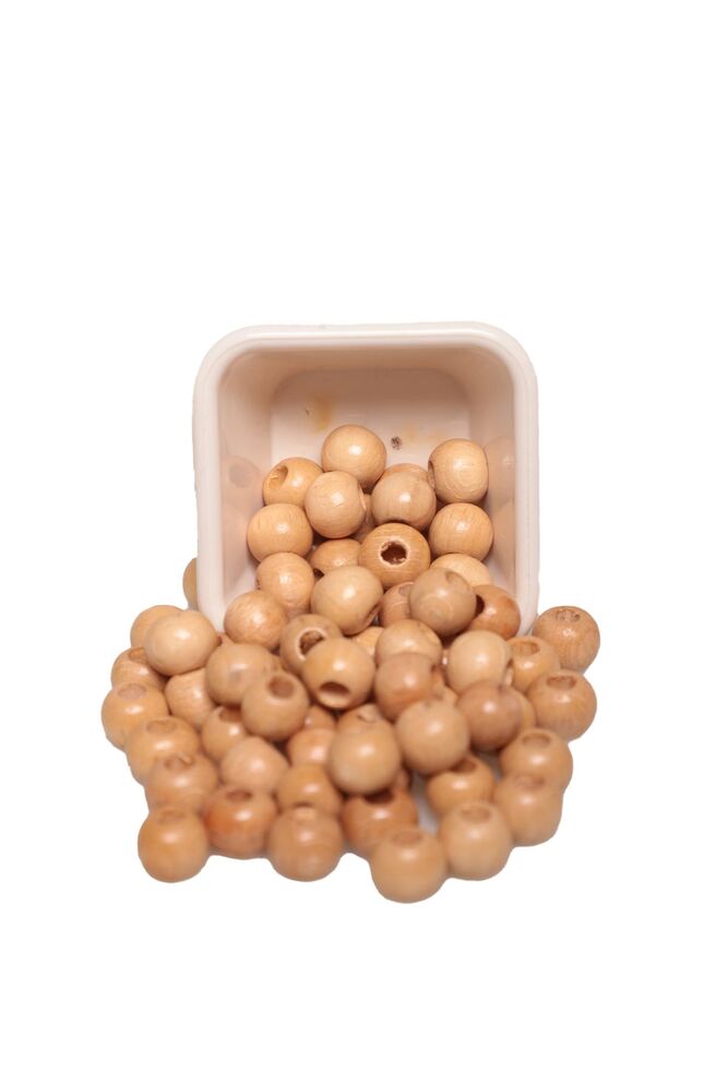 Ahşap Boncuk Vernikli 50 gr. 5916