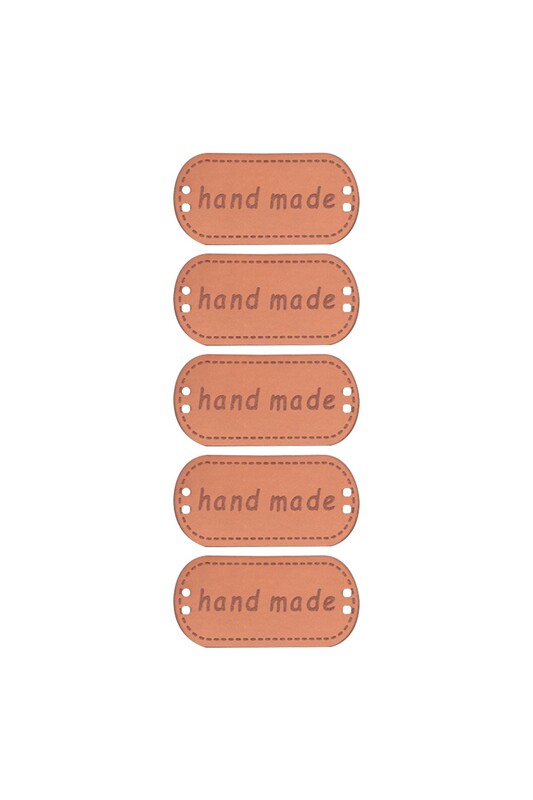 SİMİSSO - Deri Handmade Etiketi 5 li Model 18 | Renk1