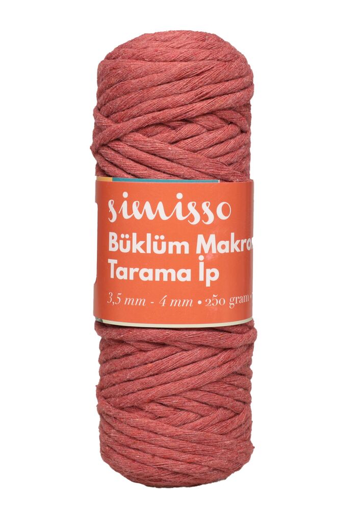 Simisso Tarama Makrome İpi Açık Kiremit 316