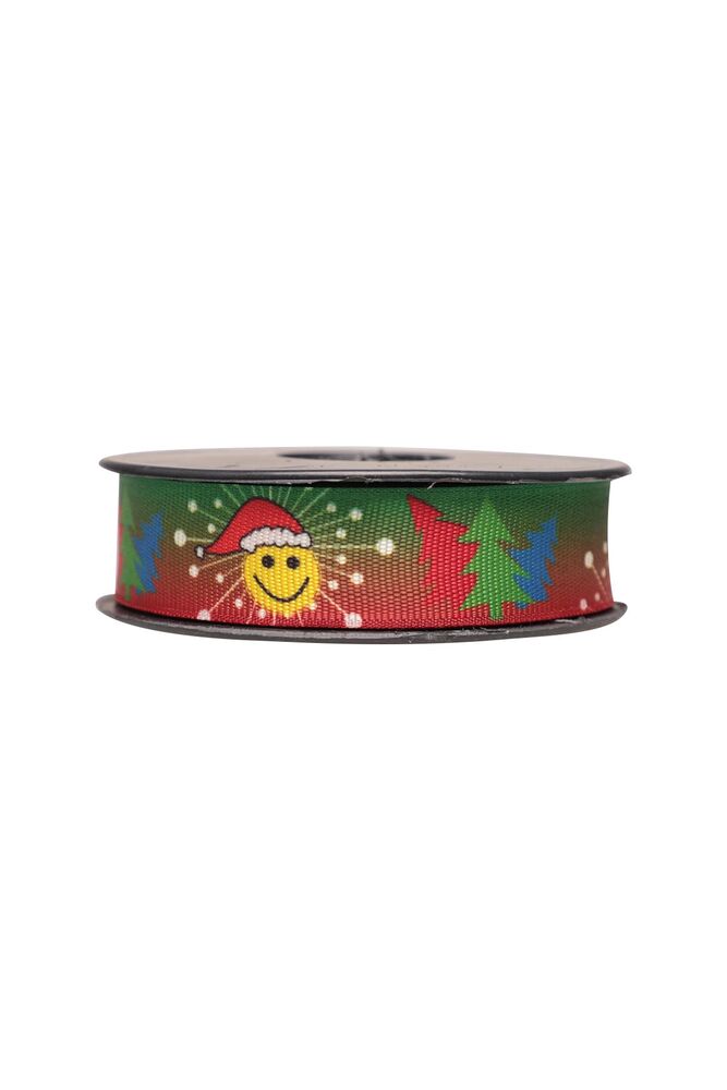 Yılbaşılı Saten Kurdele 2,5 cm Model 7 | Renkli