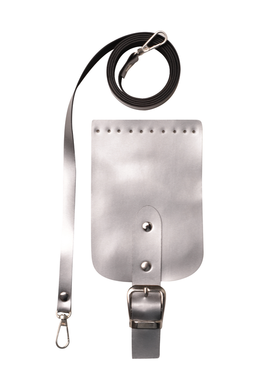 SİMİSSO - Telefon Çanta Kapığı Seti | Gümüş