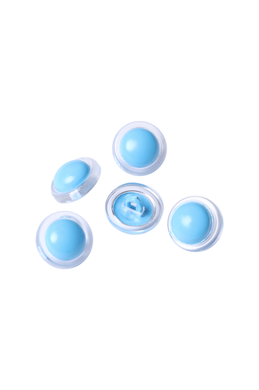 SİMİSSO - Figürlü Düğme 5 Adet Model 1 | Mavi