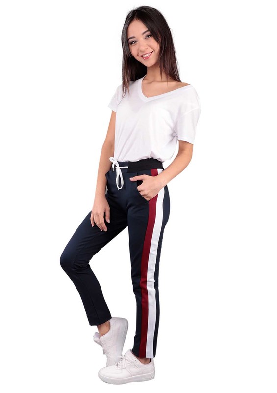 SRT - Спортивные штаны SRT с полосками по бокам 108/синий