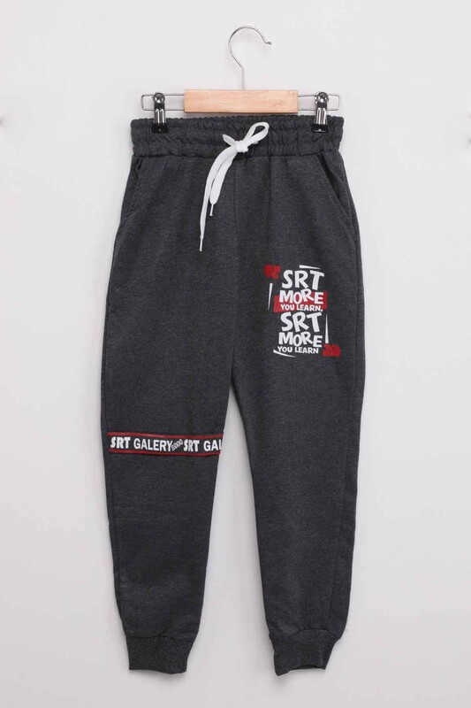 SRT - Спортивные штаны с надписью/пепельный