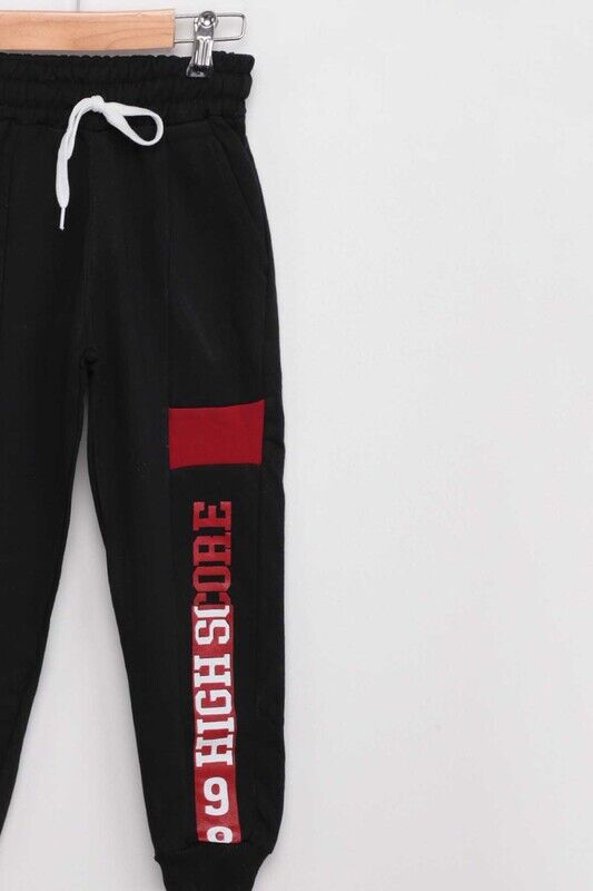 Спортивные штаны с надписью 1672/красный