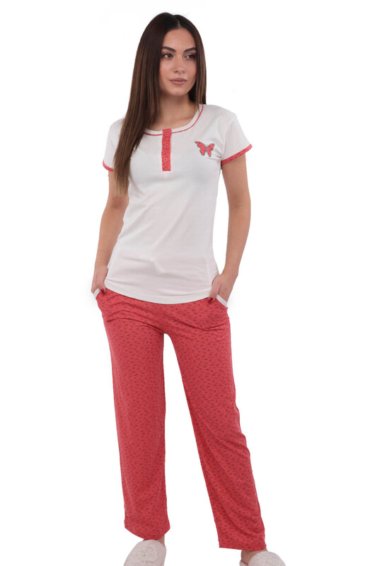 Комплект пижамы SUDE 2234/красный - Thumbnail