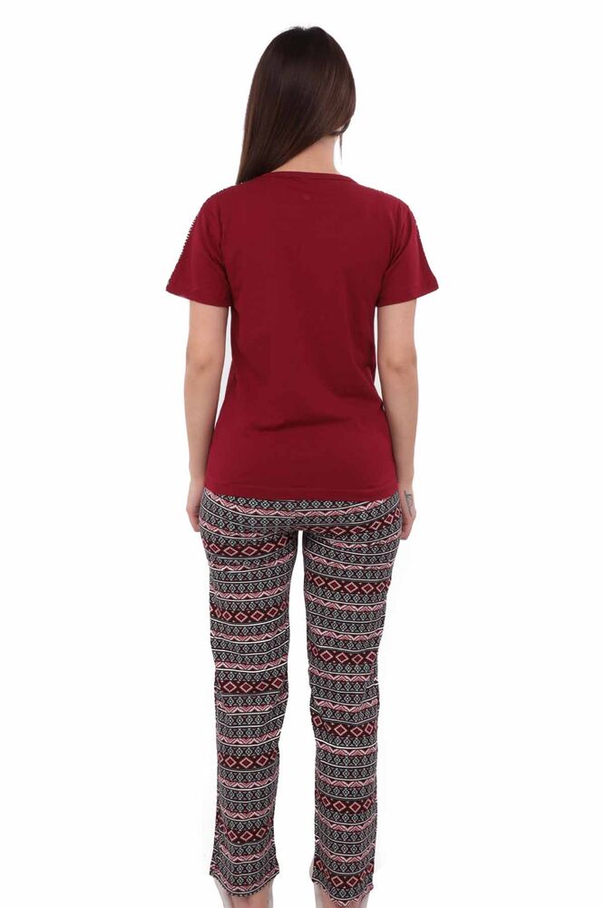 Пижама Sude с принтом 2251|бордовый