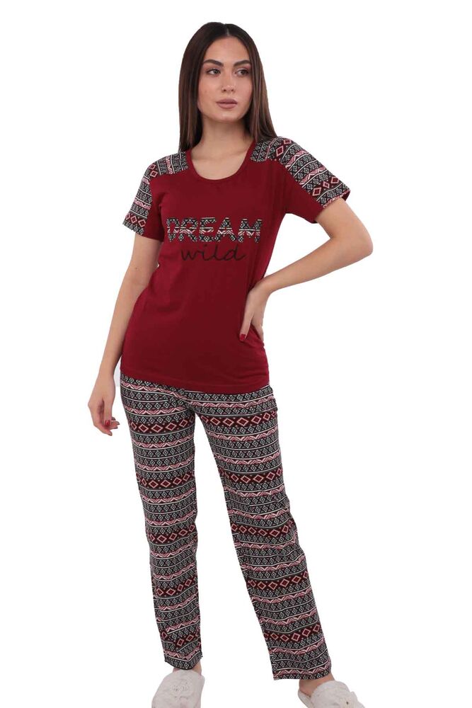 Пижама Sude с принтом 2251|бордовый