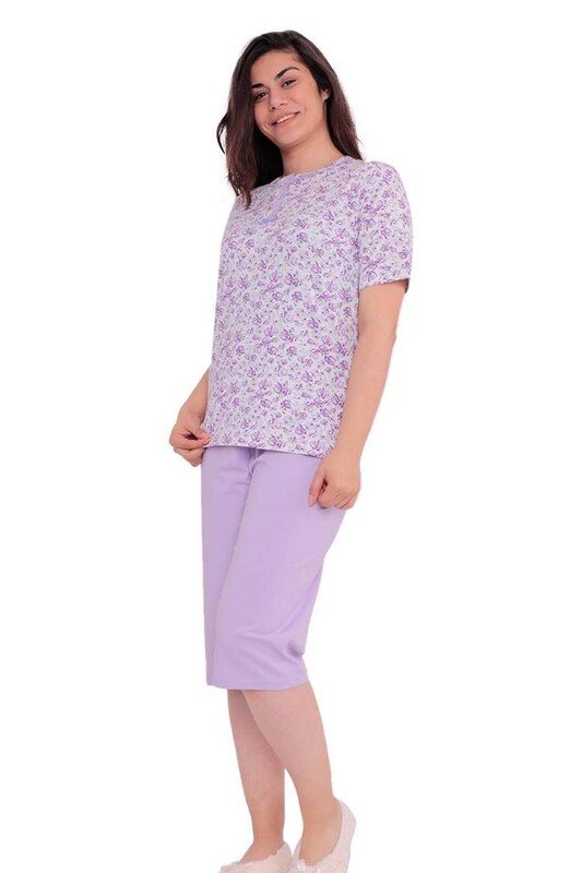 SUDE - Пижама Sude в цветочек 1007|лиловый