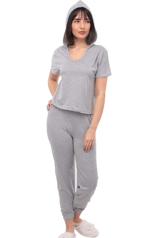 Пижама с капюшоном Sude 2015/серый 