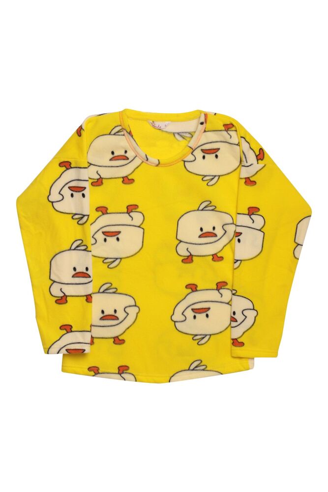 Kadın Polar Pijama Takımı 5005 | Sarı