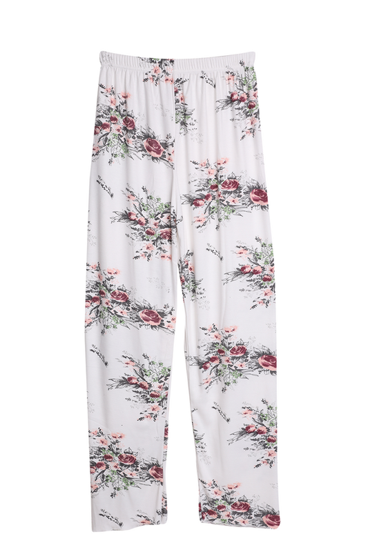 Güpür Detaylı Kadın Pijama Takımı P-5001 | Ekru - Thumbnail