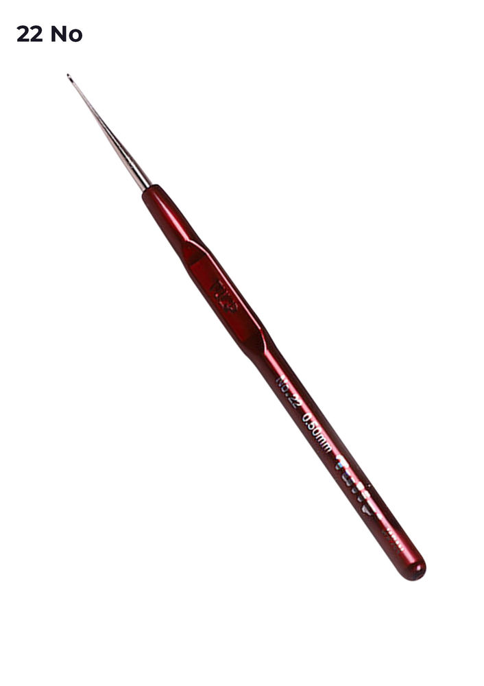 Крючок с пластиковой ручкой Tulip №22