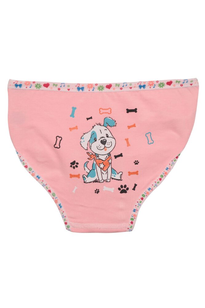 Tutku Arkası Köpek Baskalı Kız Çocuk Külot 833 | Pembe