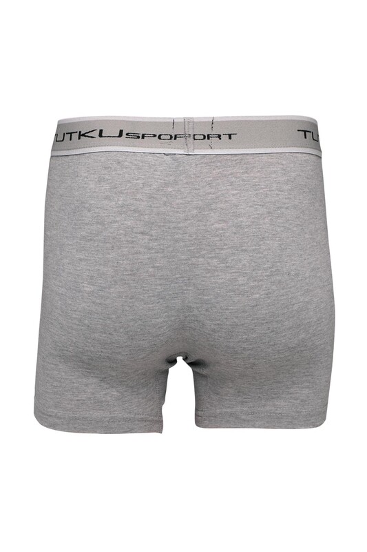 Tutku Elastan Spor Erkek Boxer 400 | Gri - Thumbnail