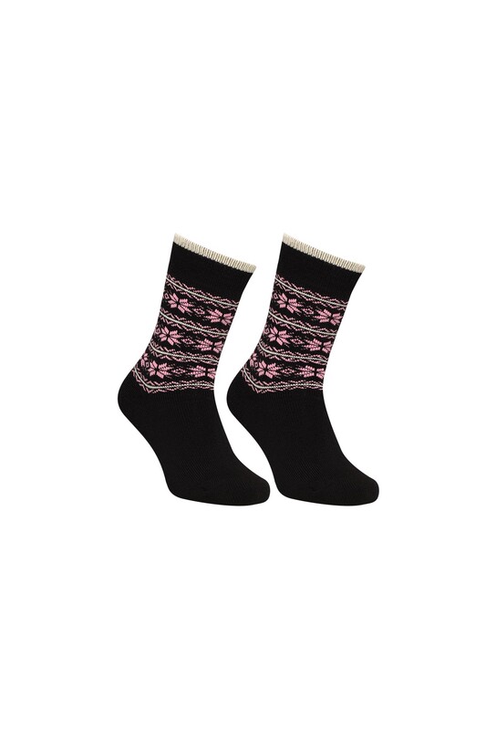 URVE - Termal Kadın Soket Çorap 6045 | Siyah