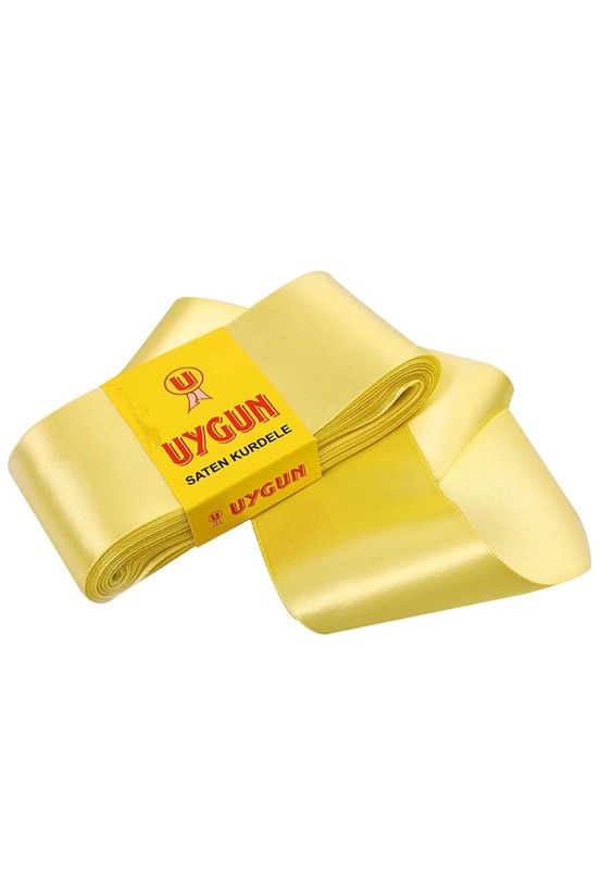 UYGUN - Атласная лента Uygun 940/жёлтый 