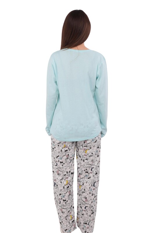 Пижама Woman с принтом 9626|бирюзовый - Thumbnail
