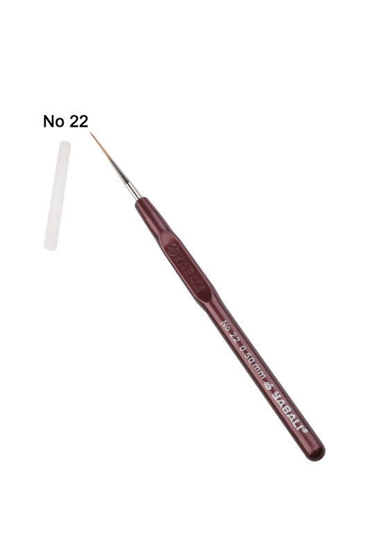 Крючок Tulip с пластиковой ручкой No 22 - Thumbnail