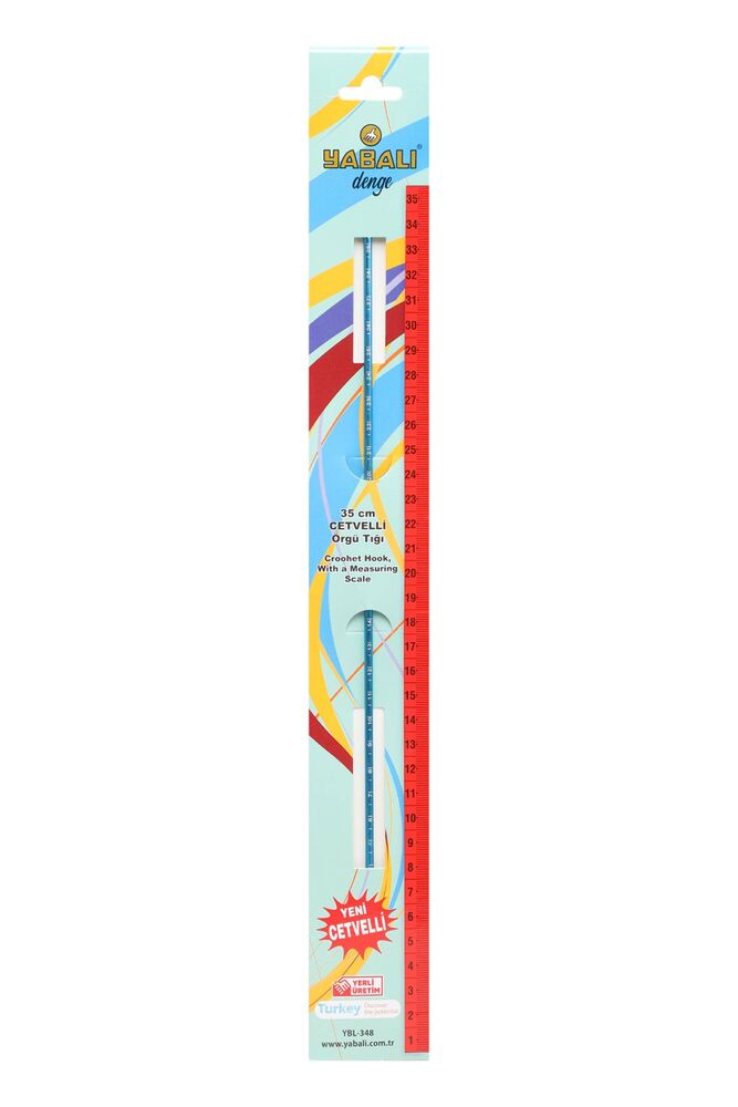 Yabalı Cetvelli Örgü Tığ 35 cm 3,5 mm