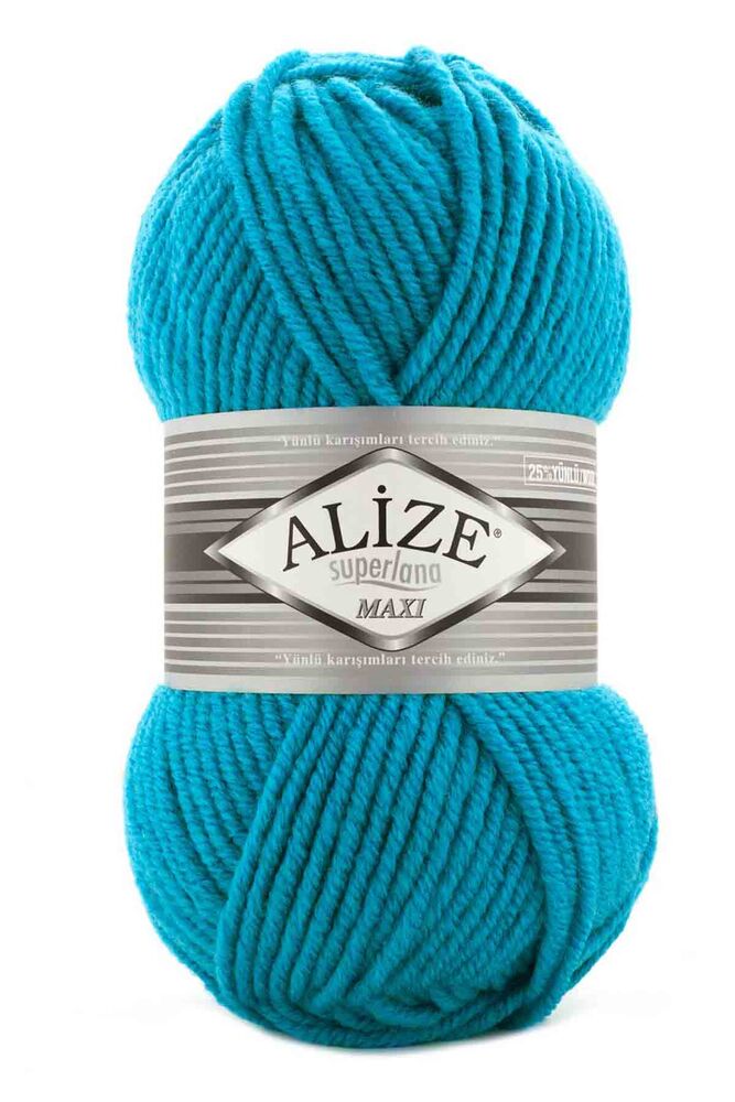 Пряжа Alize Superlana Maxi/Бирюзовый 484 