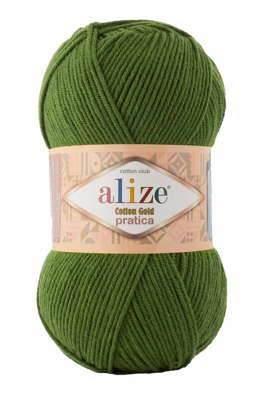 Alize - Пряжа Alize Cotton Gold Pratica /Зелёный 036