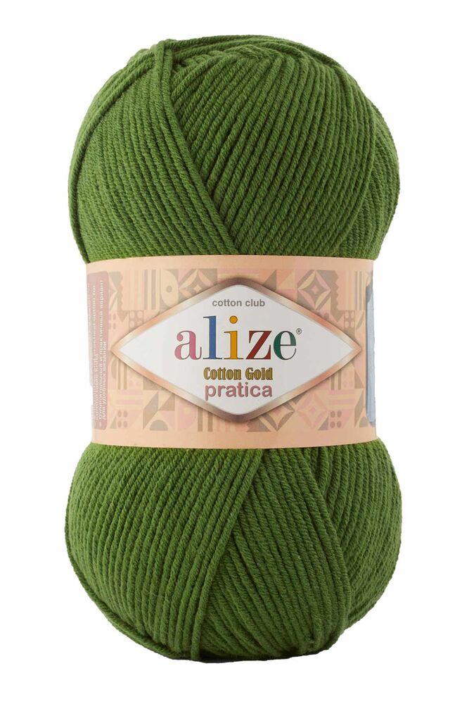 Пряжа Alize Cotton Gold Pratica /Зелёный 036