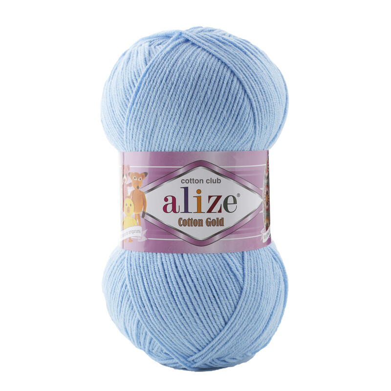 Alize - Alize Cotton Gold El Örgü İpi Mavi 728